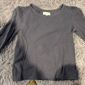 Zara Charcoal Long Sleeve Tee